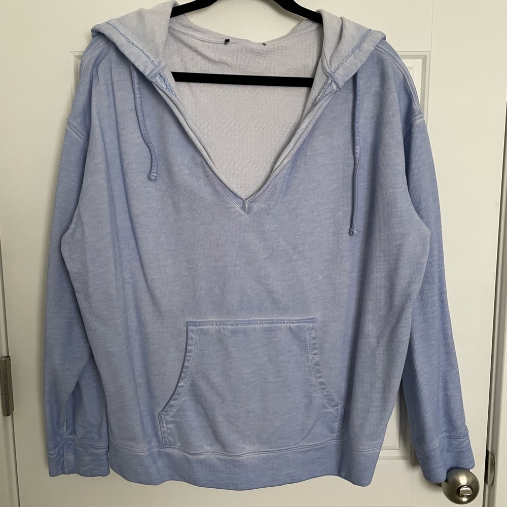 Sky Blue oversized hoodie. Medium